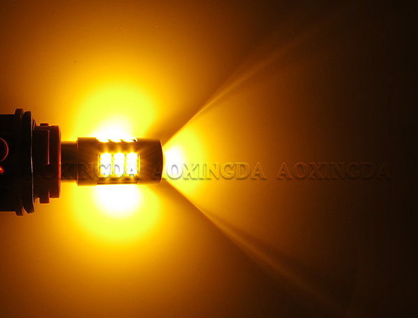 1156 4014 27W LED bulb yellow