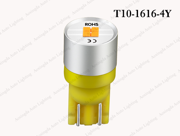 T10 CSP 1616 LED bulb yellow