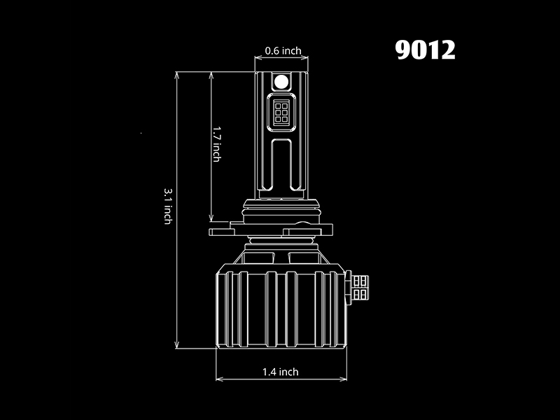 F9-9012 LED Headlight