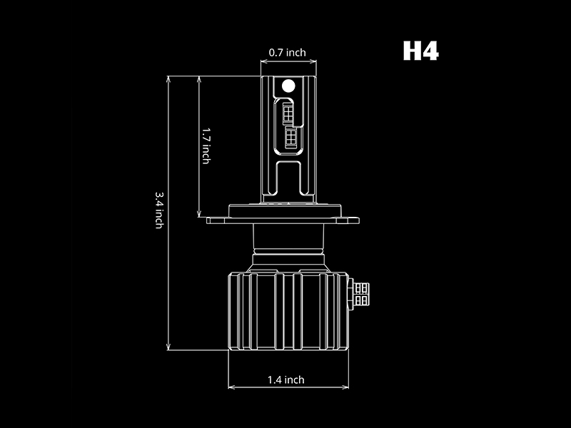 F9-H4 LED Headlight