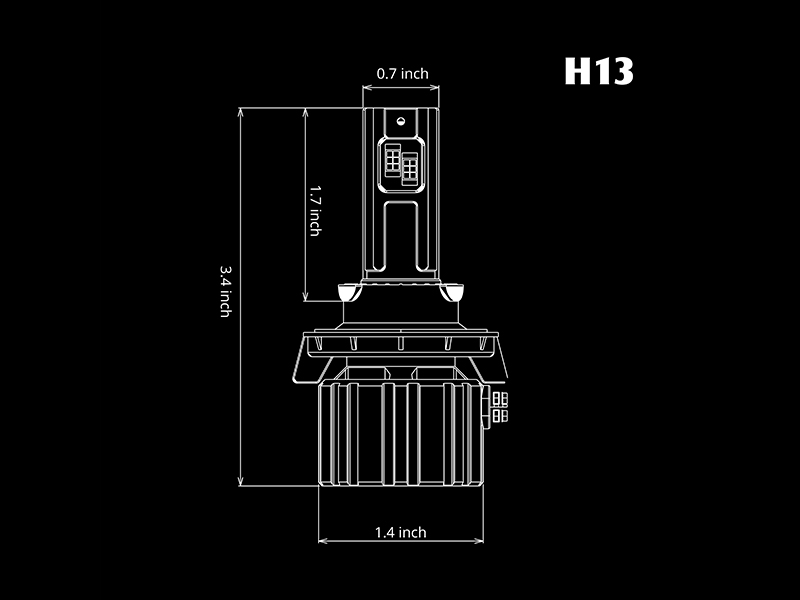 F9-H13 LED Headlight